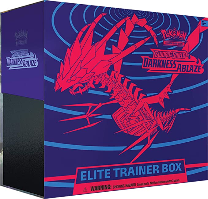 Pokémon TCG: Sword & Shield Darkness Ablaze Elite Trainer Box - Awesome Deals Deluxe