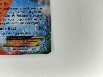 Pokemon TCG Volcanion EX 26/114 Ultra Rare Holo Foil Steam Siege NM - Awesome Deals Deluxe