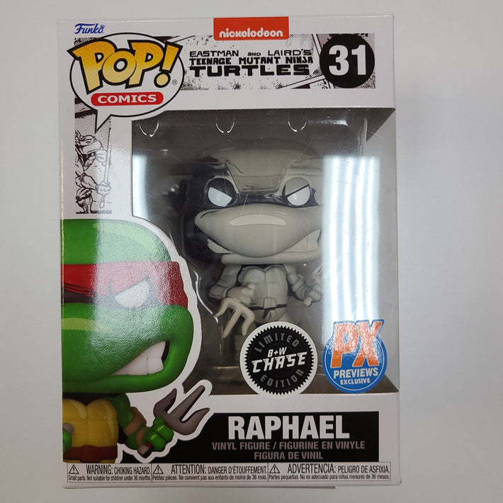 Raphael B+W Limited Edition Chase Funko Pop! (Comics) - Awesome Deals Deluxe