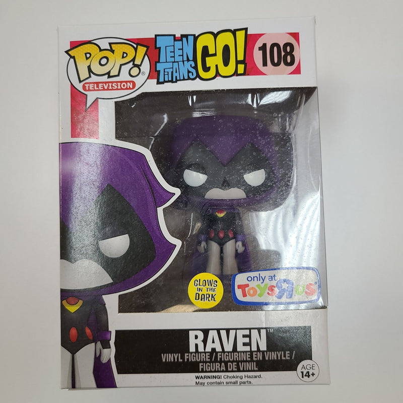 Raven Teen Titans Go! funko pop toys r us exclusive glows in selling the darks