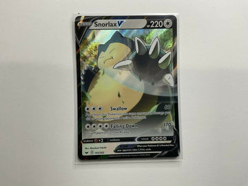 Snorlax V 141/202 - Sword & Shield NM Full Art Ultra Rare Pokémon Card - Awesome Deals Deluxe