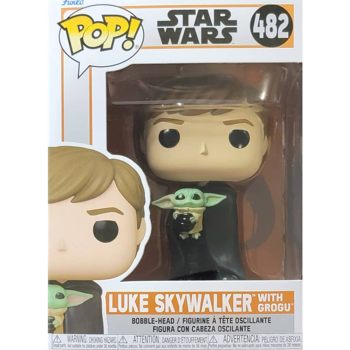 Star Wars - Luke Skywalker with Grogu (482) - Funko Pop! - Awesome Deals Deluxe