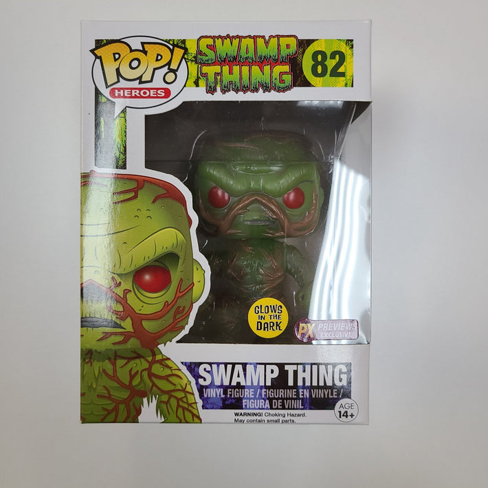 Swamp Thing Glow in the dark PX previews exclusive Funko Pop! (Heroes) - Awesome Deals Deluxe