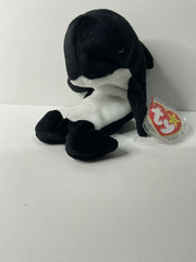 Ty Beanie Babies - Waves the Orca Whale - 1996 - Awesome Deals Deluxe