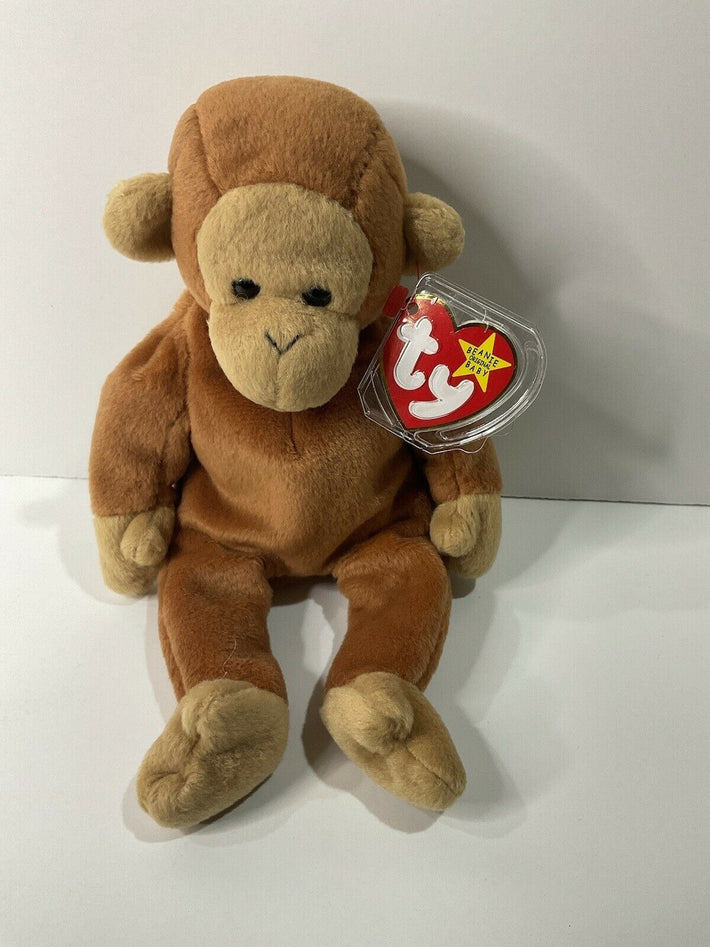 Ty Beanie Baby - Bongo The Monkey - 1995 - Awesome Deals Deluxe