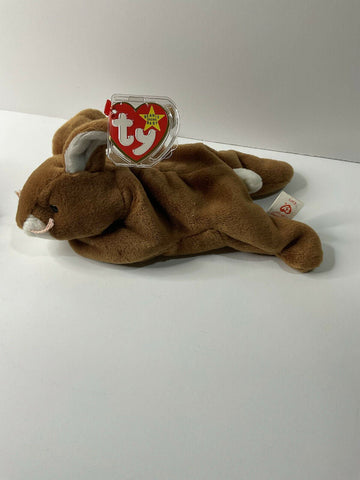 TY Beanie Baby - Ears the Rabbit - 1995 - Awesome Deals Deluxe