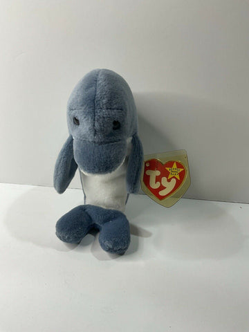 TY Beanie Baby - Echo The Dolphin - 1996 - Awesome Deals Deluxe