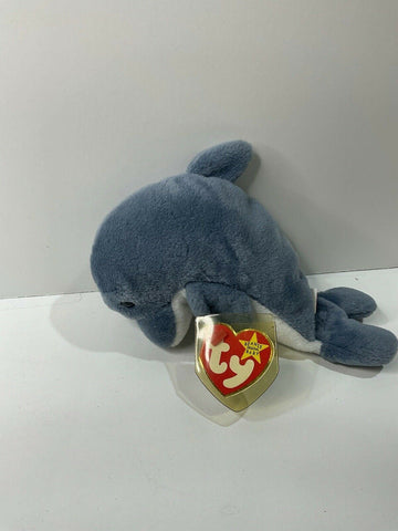 TY Beanie Baby - Echo The Dolphin - 1996 - Awesome Deals Deluxe