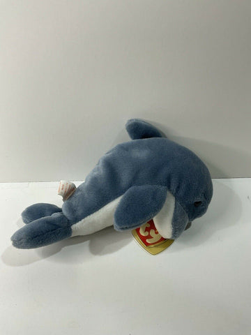 TY Beanie Baby - Echo The Dolphin - 1996 - Awesome Deals Deluxe