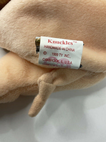 TY Beanie Baby - KNUCKLES the Pig - 1999 - Awesome Deals Deluxe