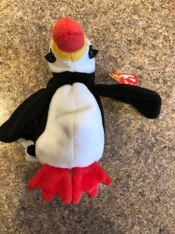 TY Beanie Baby - PUFFER the Puffin (6 inch) - MWMTs Stuffed Animal Toy - Awesome Deals Deluxe