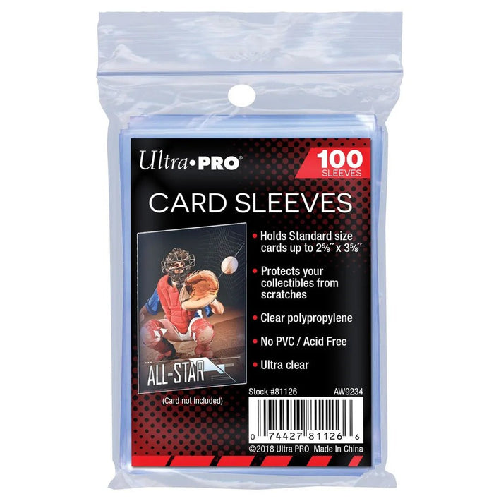 Ultra Pro Soft Card Sleeves - Standard (100-Pack) - Awesome Deals Deluxe